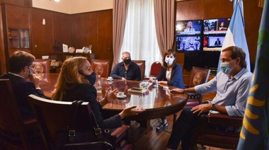 Con el eje en la seguridad, Garro recibió a Arietto en su recorrido por la ciudad