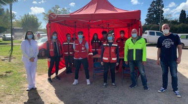 El Municipio y la Cruz Roja desplegaron operativo sanitario de vacunación y detección de COVID
