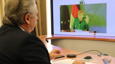 Merkel se comprometió a seguir apoyando a la Argentina en su planteo al FMI