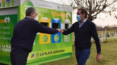 Garro inauguró un ‘Punto Verde’ en Gorina y pidió “seguir avanzando hacia una ciudad más ecológica”