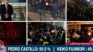 Conteo rápido de IPSOS en Perú da triunfador a Pedro Castillo con 50.2% (con margen de error 1%)