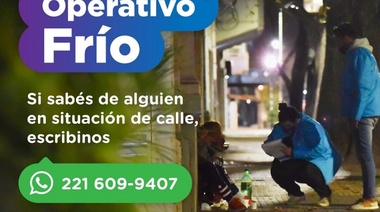 A través del canal de WhatsApp para que vecinos den alertas refuerzan las líneas de asistencia a personas en situación de calle
