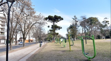 Puesta en valor de los espacios públicos: Ya luce completamente renovado el parque San Martín