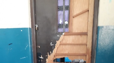 Serios daños de vándalos en la Escuela N° 42, recientemente reparada por la Municipalidad de La Plata