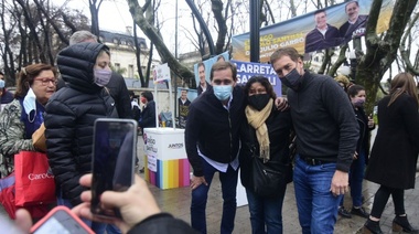Santilli visitó La Plata y se reunió con sectores comerciales afectados por la pandemia