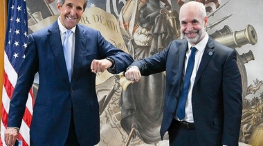 Rodríguez Larreta se reunió con el enviado especial para el clima John Kerry
