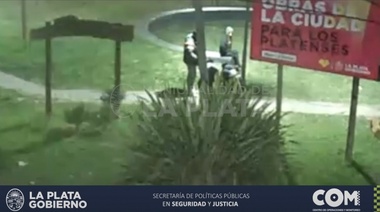 El Municipio presentó denuncia penal y aportó videos a la Justicia por el robo de cables en plaza de City Bell