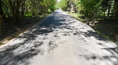 Se completó la pavimentación de calle 146, en el acceso a Los Porteños