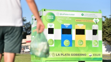 Promoviendo el cuidado del ambiente, el Municipio instaló un “Punto Verde” en Villa Elvira