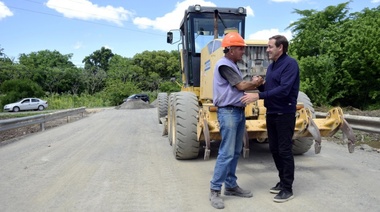 Con un avance del 90%, encaran la etapa final de la obra vial en la calle 650 en Sicardi