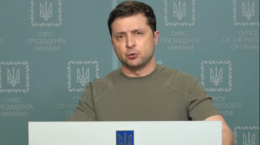 Zelenski denunció que Rusia toma por blanco a zonas civiles de Ucrania