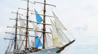 Buque escuela de la Armada podrá ser visitado el domingo en Puerto Belgrano