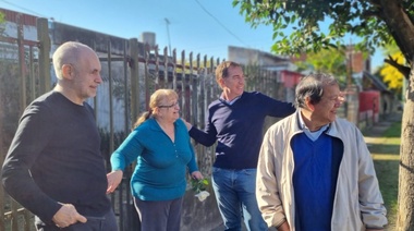 Con el eje puesto en la inseguridad Rodríguez Larreta y Santilli recorrieron La Matanza