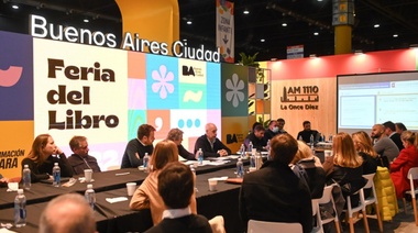 Rodríguez Larreta lideró una reunión de gabinete en la Feria del Libro