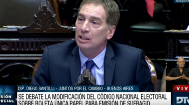 Santilli: “en el mundo hay 16 países que no tienen el sistema” de boleta única, uno de ellos es Argentina