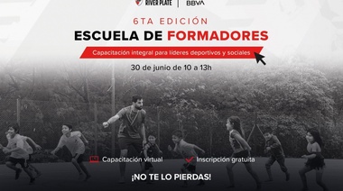 La Fundación River Plate lanza la sexta edición de la Escuela de Formadores
