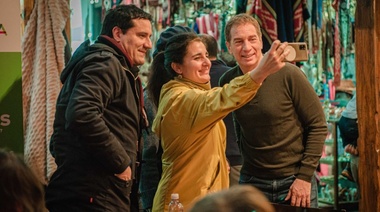 Santilli y referentes de Juntos recorrieron La Rural y manifestaron su apoyo al campo