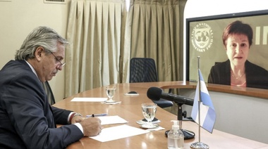 Fernández habló con Georgieva luego de confirmar a Massa como ministro de Economía