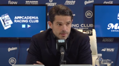 Gago, autocrítico tras la derrota de Racing como local ante San Lorenzo: "no jugamos bien"