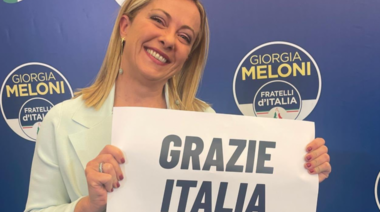 Meloni se mostró "optimista" en acordar con Salvini y Berlusconi el nuevo gabinete de Italia