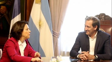 Garro recibió a la embajadora de Francia y delinearon acciones conjuntas en materia ambiental