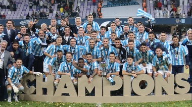 Racing es el primer campeón del año tras vencer a Boca en la Supercopa Internacional