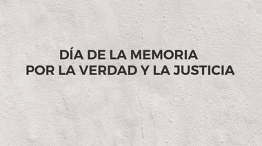 En el Día de la Memoria, Garro llamó a “trabajar juntos para consolidar y defender nuestra democracia”