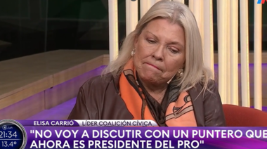 Carrió sobre apertura con Schiaretti: “El lado oscuro de Mauricio Macri está jugando para que pierda Juntos”, dijo y agregó que el PRO "está generando todo el conflicto"