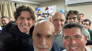 San Juan: El triunfador Orrego, acompañado por Rodríguez Larreta, dijo que los ciudadanos no le han "regalado la confianza"