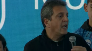 Massa llamó a defender "la Argentina del trabajo" para pelear por una "mejor puja distributiva"