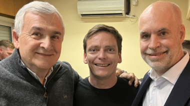 Rodríguez Larreta y Morales en Santa Fe para saludar al triunfador Pullaro