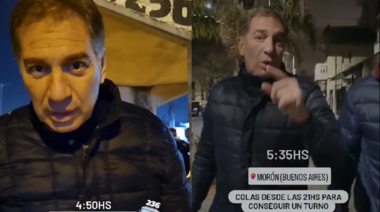 Cierre de campaña: Santilli, desde las 4 AM, está realizando una caminata por 10 distritos de la provincia durante 15 horas