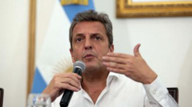 Massa pidió al Congreso sancionar la ley que permite "perseguir el dinero que se fugó de Argentina"