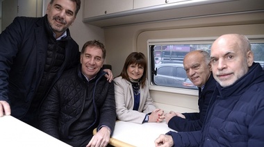 Patricia Bullrich subió a Rodríguez Larreta a la "Patoneta", y recorren en conurbano: "No podemos dejarle una guarida al kirchnerismo”, dijo