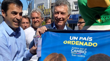 Macri salió a repartir boletas de Patricia Bullrich por San Isidro y Vicente López