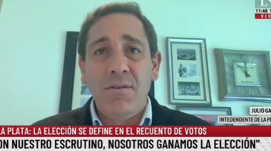 Garro asegura que ganó por más de 1400 votos y espera el escrutinio definitivo