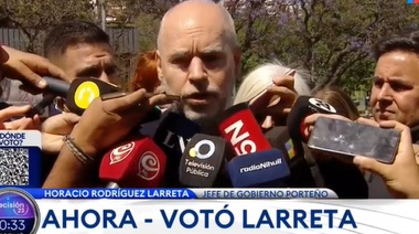 Al votar, Rodríguez Larreta dijo "no sería ministro de Economía de Massa"