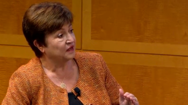 Georgieva le pidió a Italia, Francia y España "abrocharse ya el cinturón" con ajustes fiscales