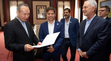 Año Nuevo Chino: Alak y Kicillof se reunieron con Wang Wei y lo nombraron “Visitante Ilustre”