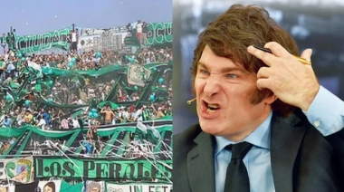 El hit del verano contra Milei llegó a Nueva Chicago: "y ya lo ve, y ya lo ve...."