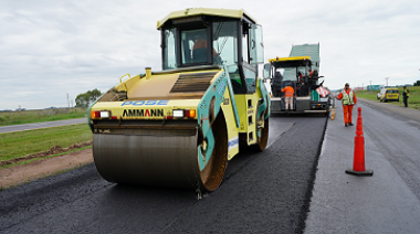 Se reiniciaron las obras de repavimentación de la Ruta Provincial 2