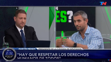 Ménem lo hizo: En este caso fue Martín, y dijo que no entiende por qué "chicos de 18 años" se sumaron a la marcha del Día de la Memoria