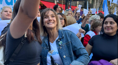 Malena Galmarini: “No vinimos a encabezar ninguna marcha, vinimos a acompañar a la gente"