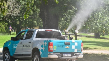 Nuevas tareas de fumigación y prevención del dengue en Los Hornos, Gonnet y el casco