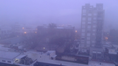Neblina durante las primeras horas del día en La Plata