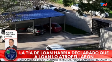 La tía de Loan declaró ante la Justicia que el nene murió atropellado por la camioneta del matrimonio detenido