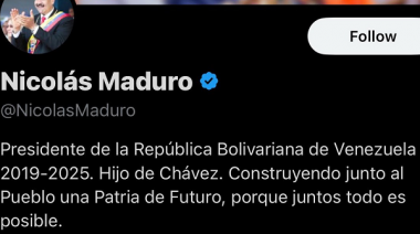 X le retiró la verificación gubernamental a Nicolás Maduro