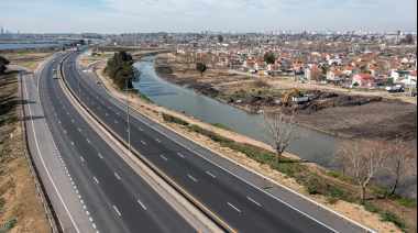 Tramo final de la obra hidráulica del distribuidor avenida 520