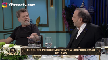 El fuerte cruce entre Baby Etchecopar y Alfredo Casero en La Noche de Mirtha