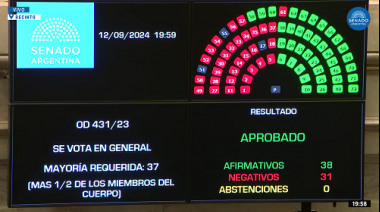 El Senado aprobó en general la Boleta Única de Papel